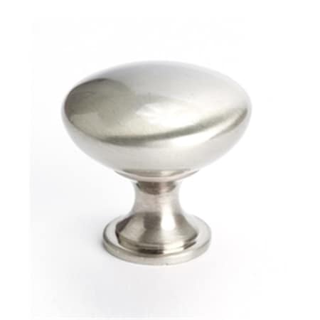 Berenson 0.75 x 1.12 in. Advantage Plus 1 Knob - Brushed Nickel BE0913 1BPN